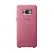 Samsung Alcantara Cover EF-XG955APEGWW - оригинален кейс от алкантара за Samsung Galaxy S8 Plus (розов) 2