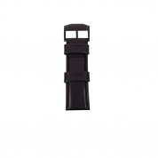 Casemate Signature V2 Leather Strap - класическа кожена (естествена кожа) каишка за Apple Watch 42мм, 44 мм (черен) 3