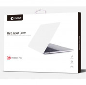 Comma Hard Jacket Cover - тънък (1мм.) предпазен кейс за MacBook Pro Touch Bar 13 (сив-прозрачен) 3