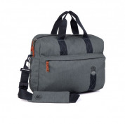 STM Judge Laptop Brief - дизайнерска чанта с дръжки за MacBook и преносими компютри до 16 инча (сив)
