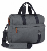 STM Judge Laptop Brief - дизайнерска чанта с дръжки за MacBook и преносими компютри до 16 инча (сив) 6
