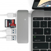 Satechi USB-C Pass Through USB Hub (space gray) 4