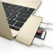 Satechi USB-C Pass Through USB Hub (gold) 6
