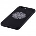 Devia Flower Embroidery Case - дизайнерски кожен кейс с ръчна бродерия за iPhone 8 Plus, iPhone 7 Plus (черен) 2