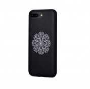 Devia Flower Embroidery Case for iPhone 8 Plus, iPhone 7 Plus (black) 2
