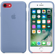 Apple Silicone Case - оригинален силиконов кейс за iPhone 8, iPhone 7 (светлосин) 4
