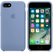 Apple Silicone Case - оригинален силиконов кейс за iPhone 8, iPhone 7 (светлосин) 3