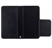 Devia Flexy Universal Smartphone Case - универсален кожен калъф със слот за кр. карти за смартфони до 5 инча (черен) 2