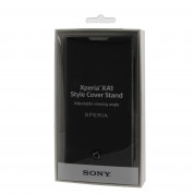 Sony Style Cover SCSG30 - кожен кейс и поставка за Sony Xperia XA1 (черен)  2