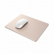 Satechi Aluminium Mouse Pad - дизайнерски алуминиев пад за мишка (розово злато)
