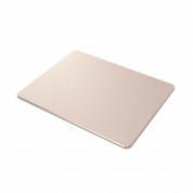 Satechi Aluminium Mouse Pad - дизайнерски алуминиев пад за мишка (розово злато) 2