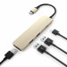 Satechi USB-C Multiport Adapter - мултифункционален хъб за свързване на допълнителна периферия за компютри с USB-C (златист) 9