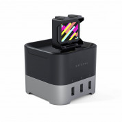 Satechi Smart Charging Stand - захранване с 3хUSB и поставка за смартфони, Apple Watch и Fitbit Blaze 8