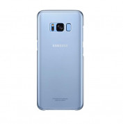 Samsung Clear Cover Case EF-QG950CLEGWW - оригинален TPU кейс за Samsung Galaxy S8 (прозрачен-син)  1