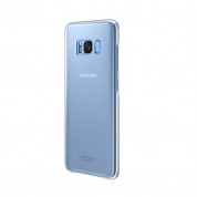 Samsung Clear Cover Case EF-QG950CLEGWW - оригинален TPU кейс за Samsung Galaxy S8 (прозрачен-син) 