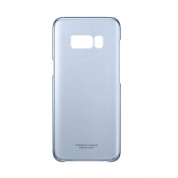 Samsung Clear Cover Case EF-QG950CLEGWW - оригинален TPU кейс за Samsung Galaxy S8 (прозрачен-син)  2
