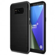 Verus High Pro Shield Case - висок клас хибриден удароустойчив кейс за Samsung Galaxy S8 (черен-сив)