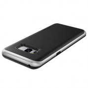 Verus High Pro Shield Case - висок клас хибриден удароустойчив кейс за Samsung Galaxy S8 (черен-сребрист) 2