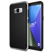 Verus High Pro Shield Case - висок клас хибриден удароустойчив кейс за Samsung Galaxy S8 (черен-сребрист)