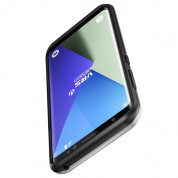 Verus High Pro Shield Case - висок клас хибриден удароустойчив кейс за Samsung Galaxy S8 (черен-сребрист) 4