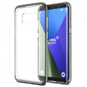 Verus Crystal Bumper Case - хибриден удароустойчив кейс за Samsung Galaxy S8 (сив-прозрачен)