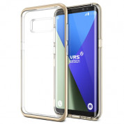 Verus Crystal Bumper Case - хибриден удароустойчив кейс за Samsung Galaxy S8 (златист-прозрачен)