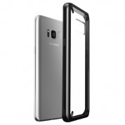 Verus Crystal Mixx Case - хибриден удароустойчив кейс за Samsung Galaxy S8 (черен-прозрачен) 4