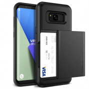 Verus Damda Glide Case - висок клас хибриден удароустойчив кейс с място за кр. карти за Samsung Galaxy S8 (черен)