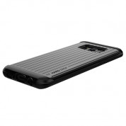Verus Thor Wave Case - хибриден удароустойчив кейс за Samsung Galaxy S8 (черен-сив) 2
