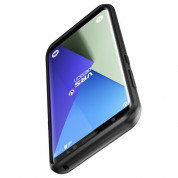 Verus High Pro Shield Case - висок клас хибриден удароустойчив кейс за Samsung Galaxy S8 Plus (черен-сив) 4