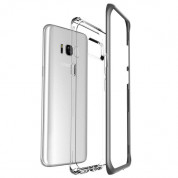 Verus Crystal Bumper Case - хибриден удароустойчив кейс за Samsung Galaxy S8 Plus (сив-прозрачен) 3