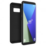 Verus Single Fit Case - хибриден удароустойчив кейс за Samsung Galaxy S8 Plus (черен) 3