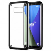 Verus Crystal Mixx Case - хибриден удароустойчив кейс за Samsung Galaxy S8 Plus (черен-прозрачен)