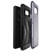 Verus Damda Glide Case - висок клас хибриден удароустойчив кейс с място за кр. карти за Samsung Galaxy S8 Plus (лилав) 3