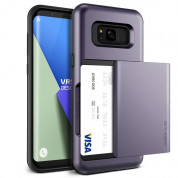 Verus Damda Glide Case - висок клас хибриден удароустойчив кейс с място за кр. карти за Samsung Galaxy S8 Plus (лилав)