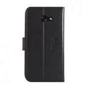 JT Berlin LeatherBook Style Case - хоризонтален кожен (естествена кожа) калъф тип портфейл за Samsung Galaxy A5 (2017) (черен) 4