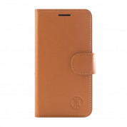 JT Berlin LeatherBook Style Case - хоризонтален кожен (естествена кожа) калъф тип портфейл за Samsung Galaxy A5 (2017) (кафяв)