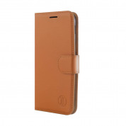 JT Berlin LeatherBook Style Case - хоризонтален кожен (естествена кожа) калъф тип портфейл за Samsung Galaxy A5 (2017) (кафяв) 2
