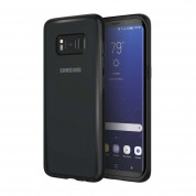 Incipio Octane Pure Case - удароустойчив хибриден кейс за Samsung Galaxy S8 (черен-прозрачен)