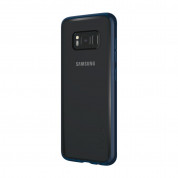 Incipio Octane Pure Case - удароустойчив хибриден кейс за Samsung Galaxy S8 (син-прозрачен) 1