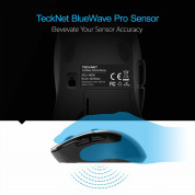 TeckNet M006 2.4G Wireless Mouse - ергономична безжична мишка (за Mac и PC) (черна) 5