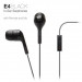 Elago E4 Sound Isolation In-Ear Earphones - слушалки с микрофон за iPhone, iPad, iPod и мобилни телефони (черни) 1