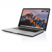 Incipio Feather Cover Case - предпазен кейс за MacBook Pro 15 Touch Bar (модели от 2016 до 2020 година) (тъмносин) 5
