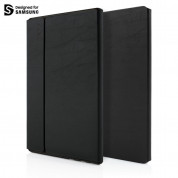 Incipio Faraday Case - стилен кожен калъф и поставка за Samsung Galaxy Book 12 (черен)