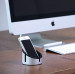 Just Mobile AluCup Deluxe Desktop Stand - поставка с отделение за аксесоари и органаизер за кабели за смартфони и таблети  5