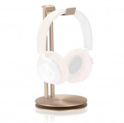 Just Mobile HeadStand Limited Edition - дизайнерска алуминиева поставка за слушалки (златист) 3