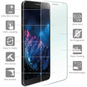4smarts 360° Protection Set - тънък силиконов кейс и стъклено защитно покритие за дисплея на Huawei P10 Plus (прозрачен) 1