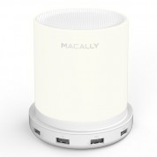 Macally Table Lamp - настолна LED лампа с 4 х USB-A изхода за зареждане на мобилни устройства