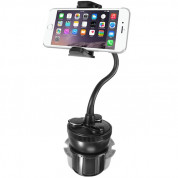 Macally mCup Power Holder Mount - универсална поставка за кола за iPhone и мобилни телефони с ширина от 44мм. до 105мм. 6