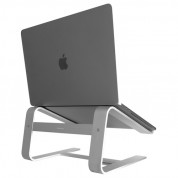 Macally Aluminium Laptop Stand - преносима алуминиева поставка за MacBook и лаптопи (сребриста) 3